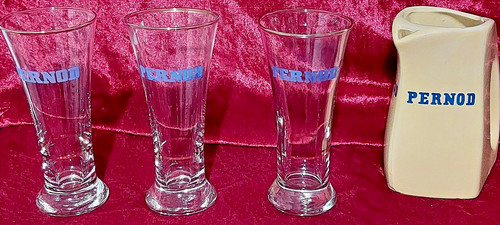 3er set vintage pernod - set,