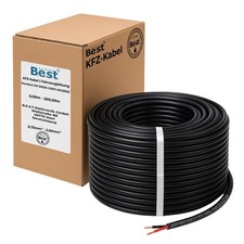 KFZ Stromkabel Auto Kabel 2x0,75 2x1,5 2x2,5mm² Auto Leitung Kupfer 12V Fahrzeug