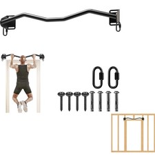 Kabelzug, Klimmzugstange, Türreck, Fitnessstange, Mehrzweck, Stahl, 98cm