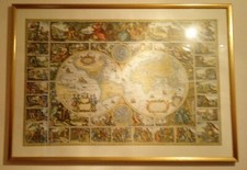 Alte Weltkarte Replik, ca