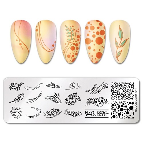 Bubble stamping schablone - bubble,