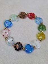 Buntes Millefiori-Armband im