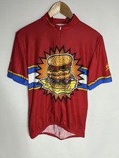 Sugoi Radtrikot Burger 1/2 Zip | Herren | Rot/Blau | Large | Selten