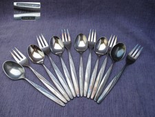 12 teile WMF Heidelberg 90 Silber 6 Teelöffel/Kaffeelöffel +6Kuchengabel wie neu