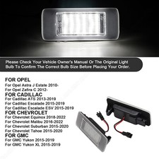 2X LED Kennzeichenbeleuchtung