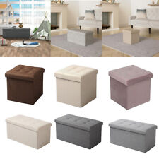 Sitzhocker Sitzbank mit Stauraum Fußhocker Aufbewahrungsbox Sitztruhe #2371