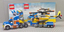 LEGO® 5765 CREATOR TRANSPORT TRUCK OBA LKW HUBSCHRAUBER AUTO TRANSPORTER