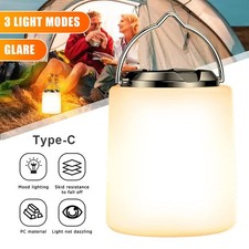 LED Camping Lampe USB Aufladbar Laterne Akku Garten Zeltlicht Campingleuchte