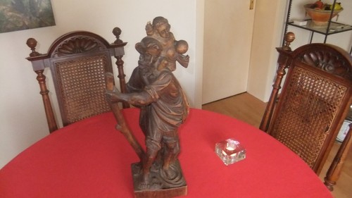 Holzfigur,Heiliger