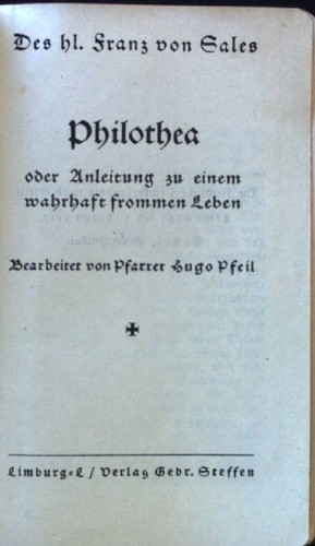 Philothea anleitung zum - philothea,