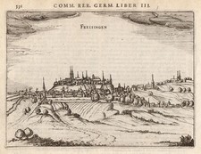 Freising Original Kupferstich