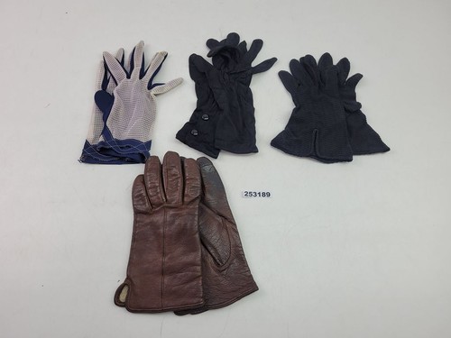 Bundle gloves leather brown - gloves,