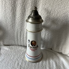 Sammlerstück Erdinger Bierkrug mit Zinndeckel