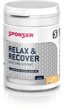 Sponser Relax & Recover Night Time Support, 120 g Dose, Orange-Peach