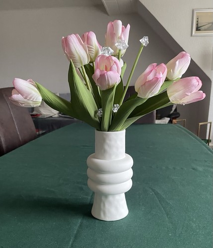 Künstlicher tulpenstrauss mit - künstlicher,
