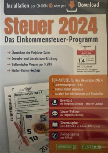 Aldi steuer software 2024 - aldi, cd