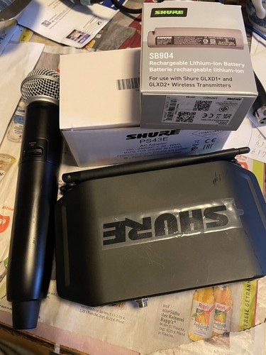 Shure glxd24 mit sm58 - glxd24+, z4