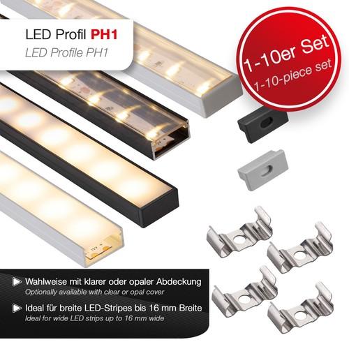 Led profilleiste aufbauprofil - profilleiste,