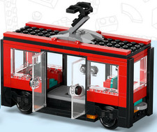 Lego Straßenbahn Wagen /