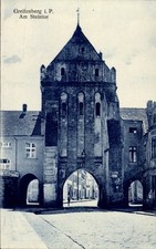 Ak Gryfice Greifenberg Pommern, Steintor - 4875250