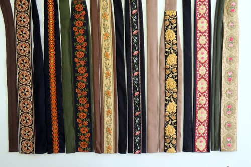 Vintage wollmischung krawatte - wollmischung,