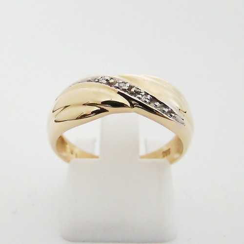 Ring gold 585er diamanten - 585er,