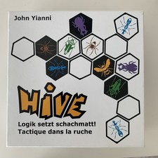 HIVE - Logik setzt schachmatt (Legespiel, 2 Spieler, dt. Version) vollständig!