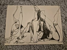 Original Zeichnung Thomas