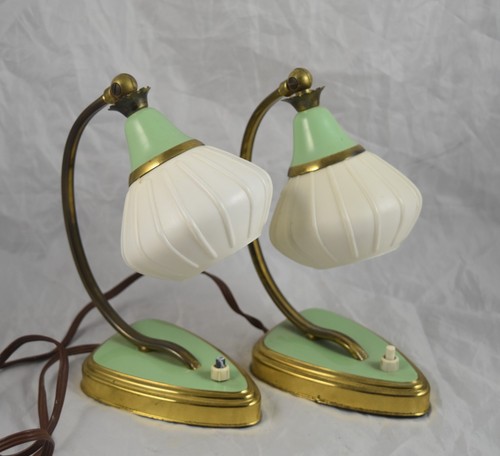 2er set nachttischlampen 50er - 2er,