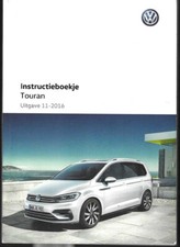 VW TOURAN 2 Instructieboekje 2016 Niederländisch Handbuch  BA