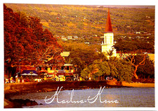 Vintage Postkarte Downtown