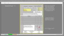 Rechnungssoftware Invoice Handwerker Klempner Maurer Maler Lackierer Excel