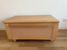 HÜLSTA NOW! 3 Erle massiv Holz natur TV Schrank Rollcontainer großes Innenfach