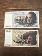 Reproduktionen 50 und 100 DM