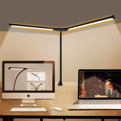 Doppelkopf schreibtischlampe - doppelkopf,