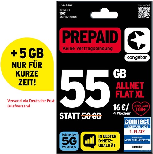 Congstar allnet - congstar, xl✔16