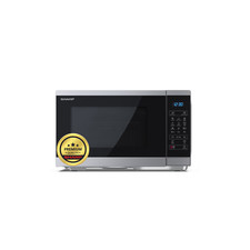25 Liter Mikrowelle mit Grillfunktion (900W, 1000W Grill) - SHARP YC-MG252AE-S