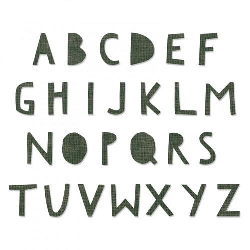 Sizzix bigz alphabet - sizzix,