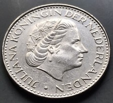 1 Gulden 1969 Niederlande ?? JULIANA KONINGIN DER NEDERLANDEN KM# 184a