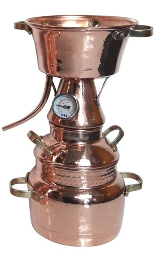 Alquitara aus kupfer liter - aus,