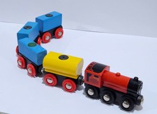 Brio Holz Lok,Zug mit 4