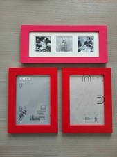 3x Bilderrahmen Fotorahmen  verschiedene Größen 2x IKEA NYTTJA