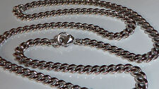Herren Halskette echte Silberkette Panzerkette 925 Silber Rhodiniert PanzerKette