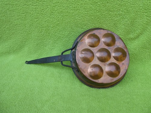 Antike kupfer schneckenpfanne - kupfer,