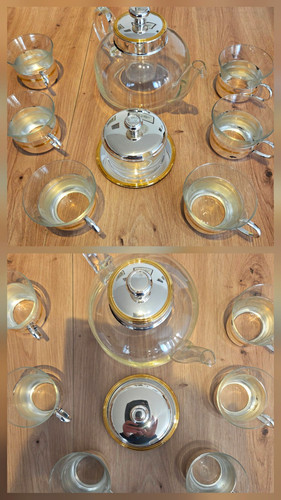 Glas tee set teekanne - tee-set:, 1