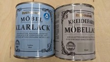 Rust-Oleum Kreidefarbe Möbellack - Kiesel + Klarlack, 750ml