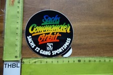 Alter Aufkleber Radsport Fahrrad Radfahren SACHS COMMANDER ORBIT 12 Gang