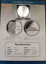 USA 1 Dollar 1993 Silber James
