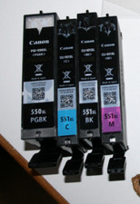 2x Original CANON 550XL PGBK