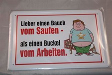 Lieber einen Bauch vom SAUFEN